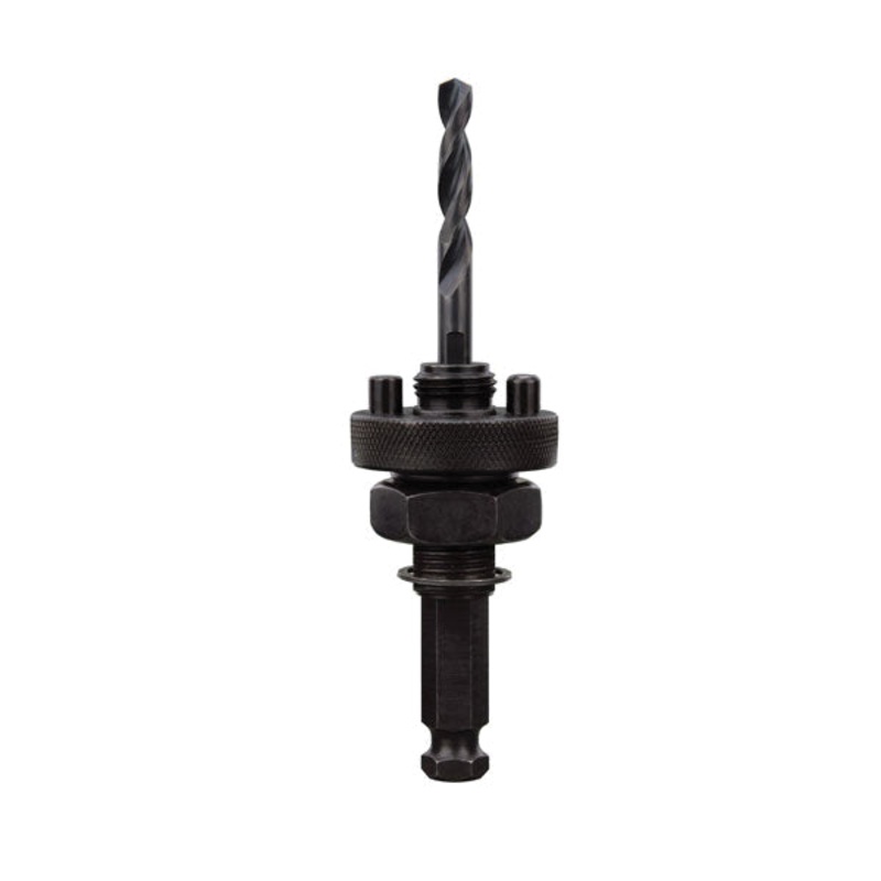 Milwaukee 49-56-9100 Large Thread Arbor, Hex Shank, 7/16 in Shank, Steel
