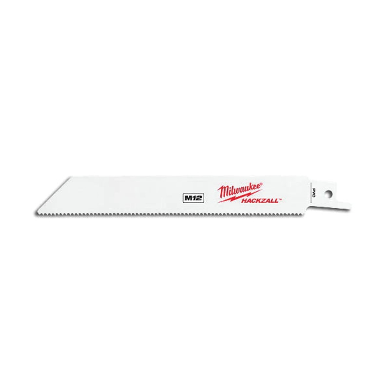 Milwaukee HACKZALL 49-00-5614 Reciprocating Saw Blade, 6 in L, 14 TPI, Straight Shank, Bi-Metal Cutting Edge
