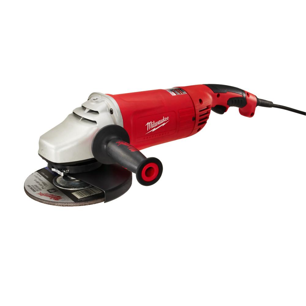 Milwaukee 6088-31 120 AC/DC 15 Amp 7"/ 9" Large Angle Grinder w/ Handle- Recon