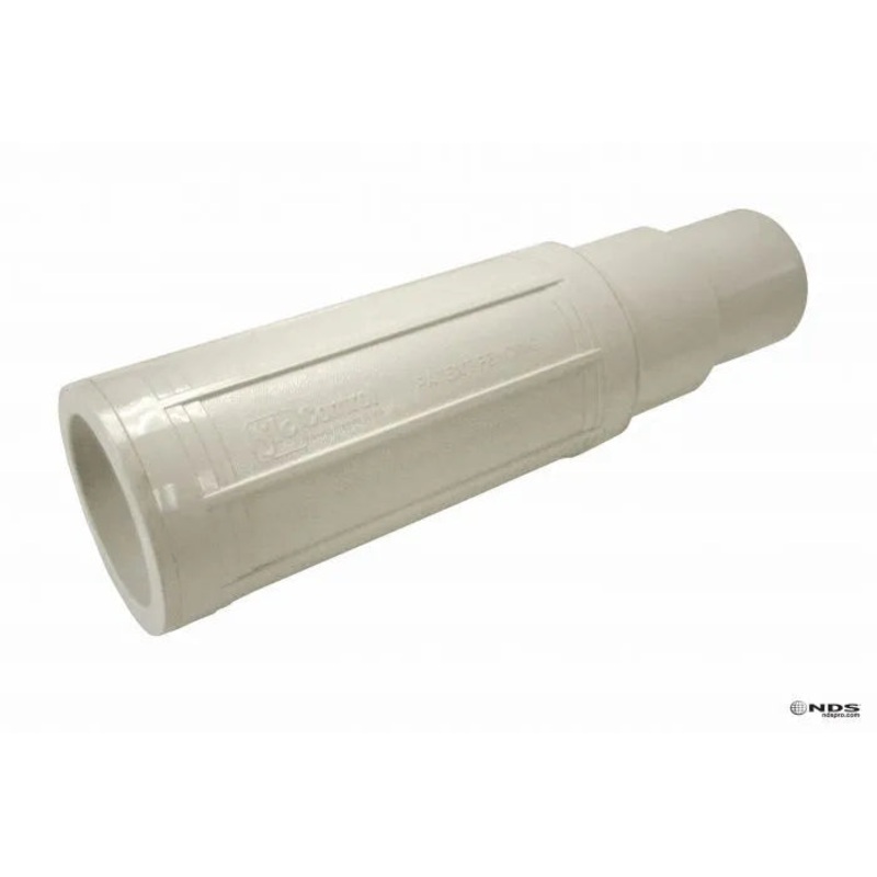 NDS Pro-Span Coupling-2″ & 1″ & 3/4″ & 1 1/2″-White