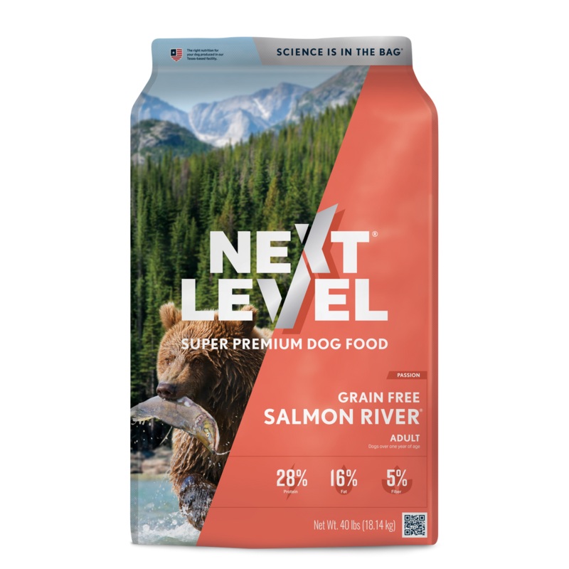 Next Level Super Premium Dog Food Grain Free Salmon River
