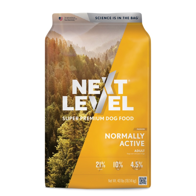 Next Level Super Premium Dog Food vNormally Active