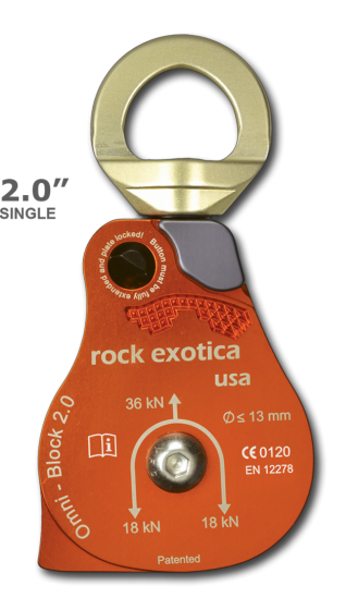 Rock Exotica Omni-Block Swivel Pulley 2.0"