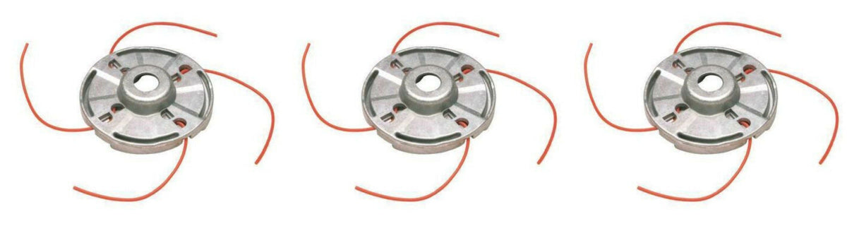 Heavy-Duty Fixed Line Head -- HIGH TORQUE (3 Pack)