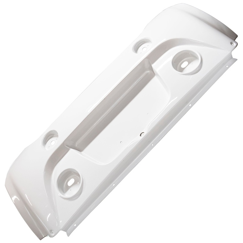 Polaris 2207688-599 White Rear Fascia Kit OEM for 2016-2020 GEM 5452105-599