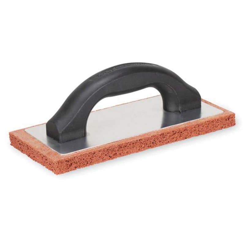 QLT RRF94C Rubber Float, 4 in W, 9 in L, Plastic Handle