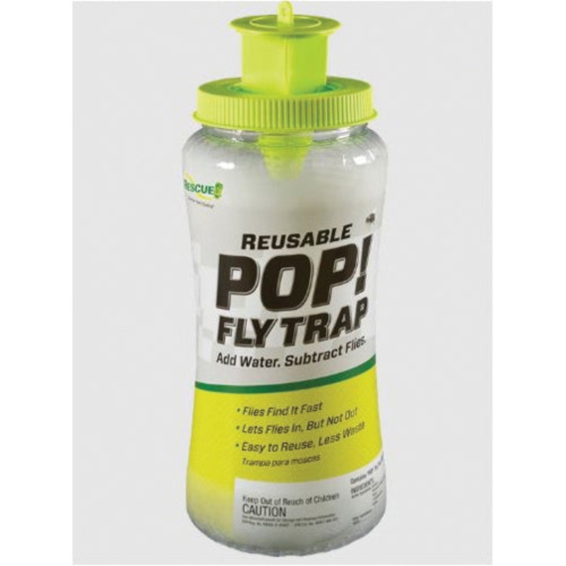 RESCUE! PFTR-BB4 Fly Trap, Powder, Attracts: Nuisance or Filth Flies, 4, Pack