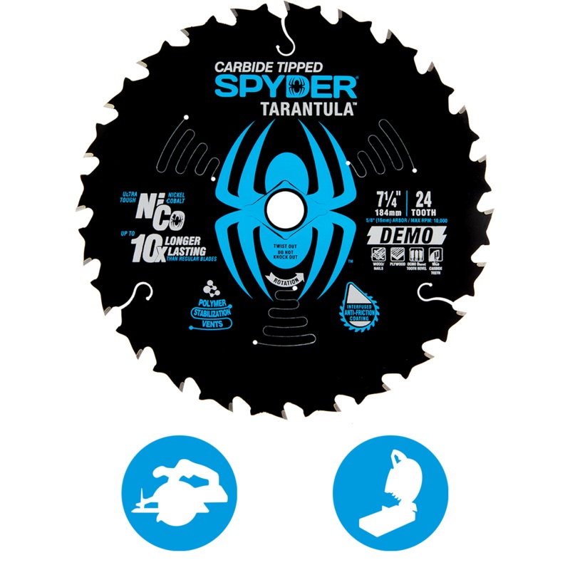 Spyder 24T Demolition Saw Blade