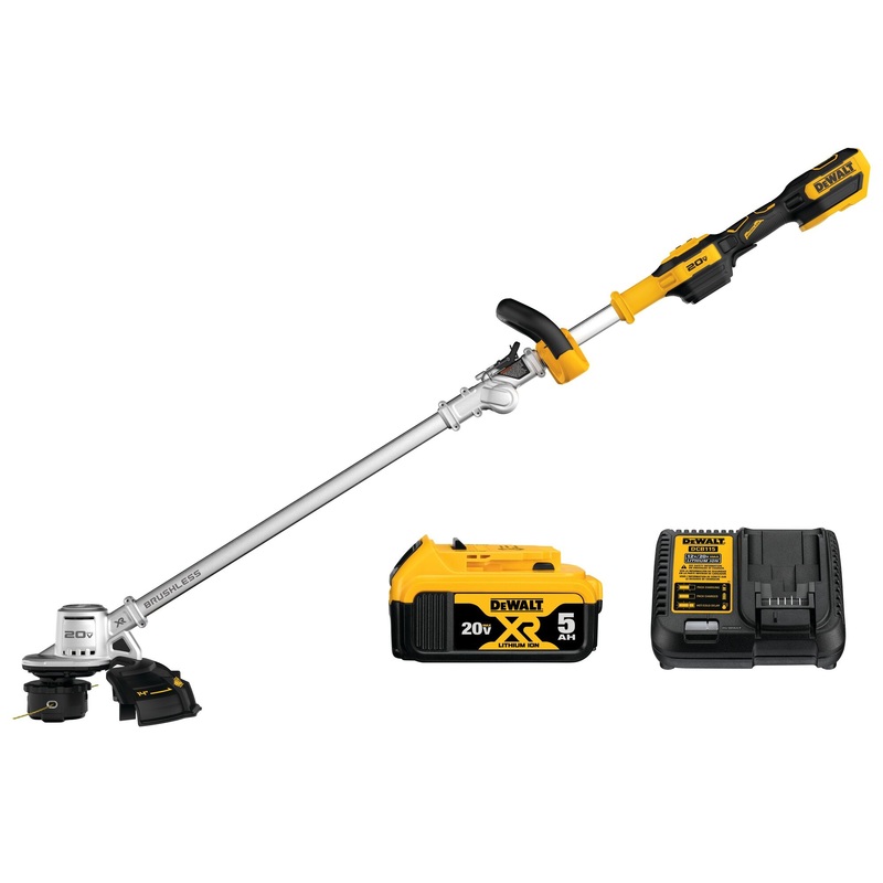 Straight String Trimmer 14 20V W/Battery 5.0 AH Dewalt
