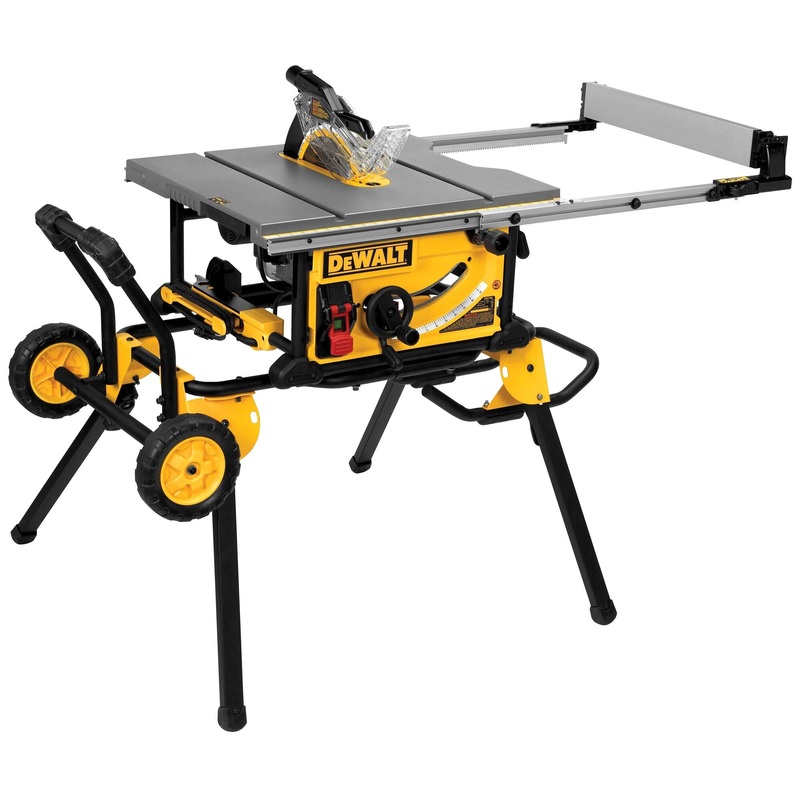 Table Saw 10 W/ Rolling Stand Dewalt