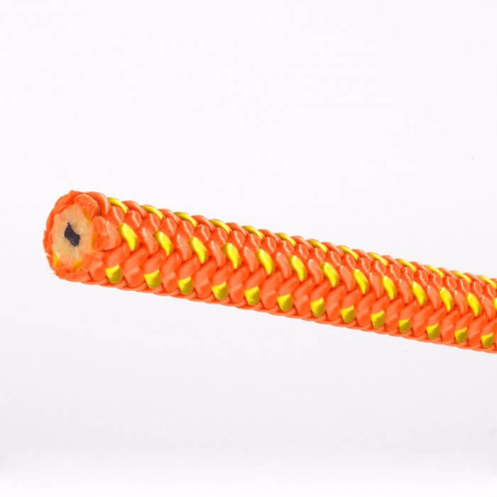 Teufelberger Tachyon Lanyard Orange/Yellow 11.5mm x 12′ #12OYTACHLAN
