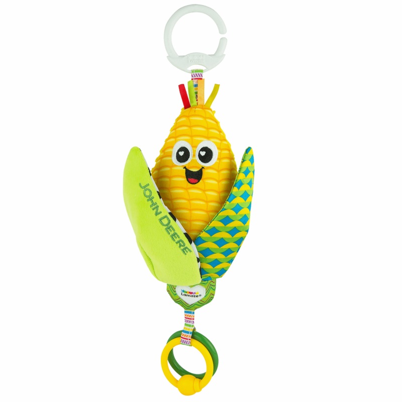 Tomy John Deere Clip & Go – Corn E. Cobb Baby Toy