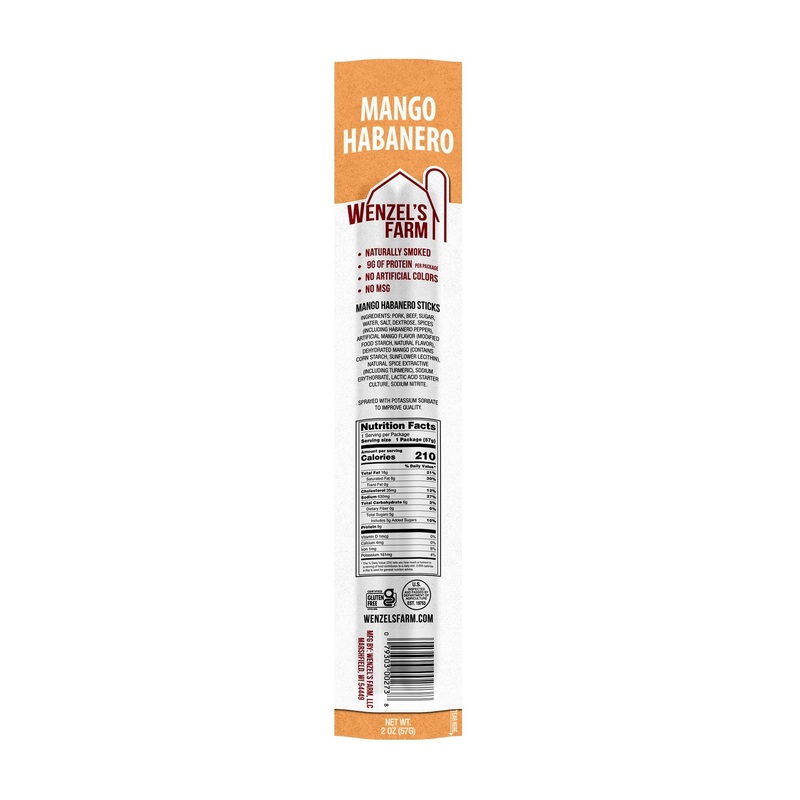 Wenzel’s Farm Mango Habanero Sticks