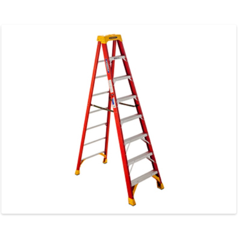 Werner Fiberglass Step Ladder-8ft