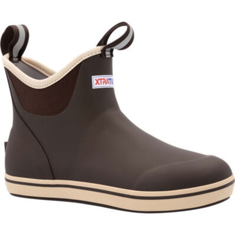 XtraTuf Men’s 6 in Ankle Deck Boot Chocolate Tan