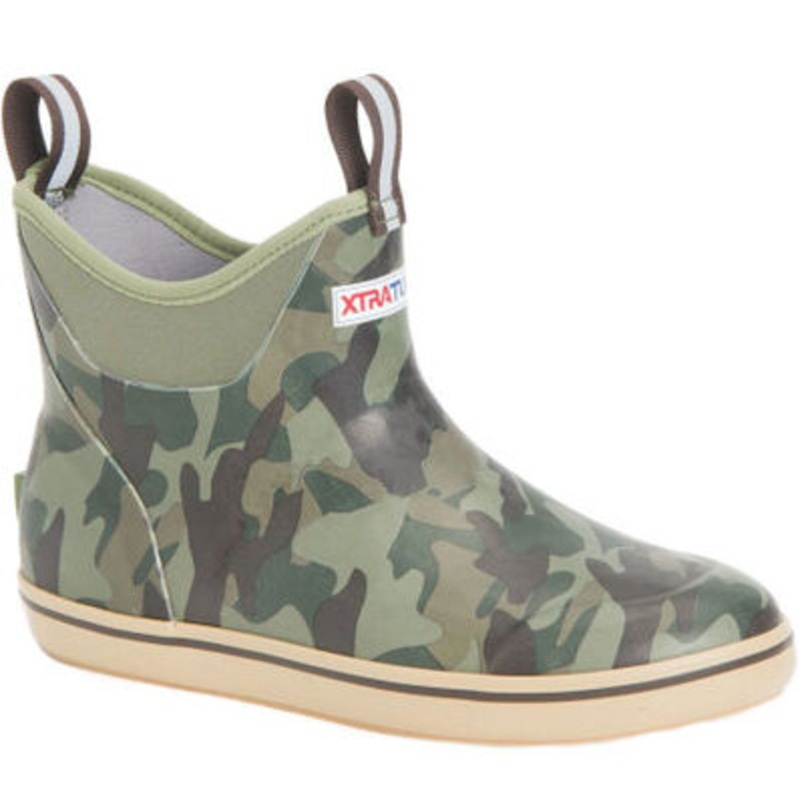 XtraTuf Men’s 6 in Ankle Deck Boot Duck Camo