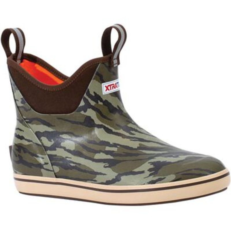 XtraTuf Men’s 6 in Mossy Oak Bottomland Ankle Deck Boot
